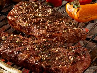 Garden Herb Strip Steaks