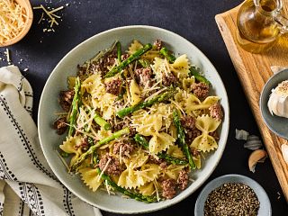 Beef & Asparagus Pasta Toss