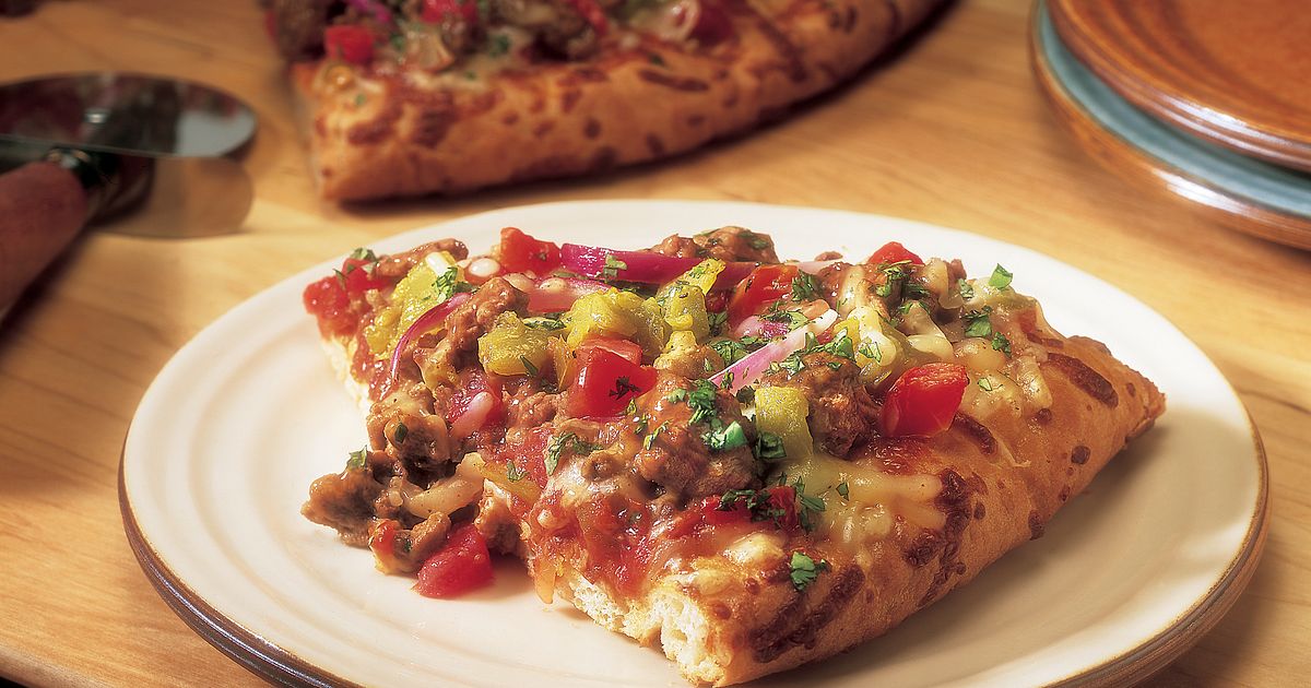 Southwest Beef & Chile Pizza | Beef Loving Texans | Beef Loving Texans is your one-stop information 