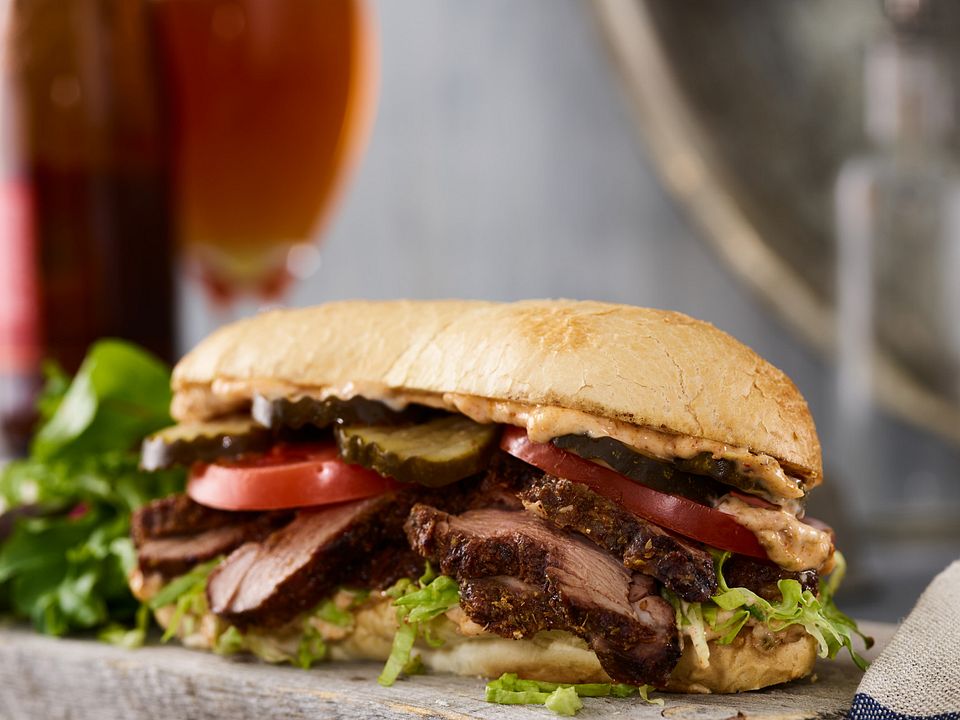Beef Ribeye Cap Po Boy