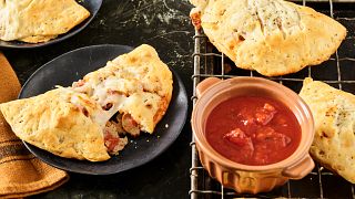 Cheesy Meatball Pockets