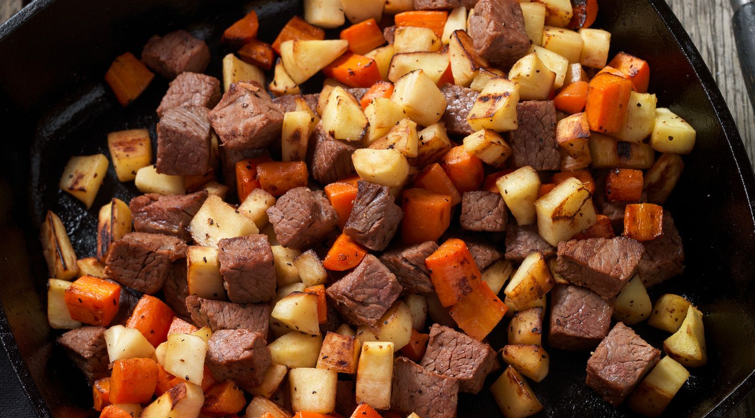 Beef Steak and Root Vegetable Hash Beef Loving Texans