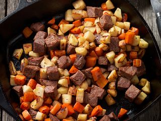 Beef Ribeye & Vegetable Hash