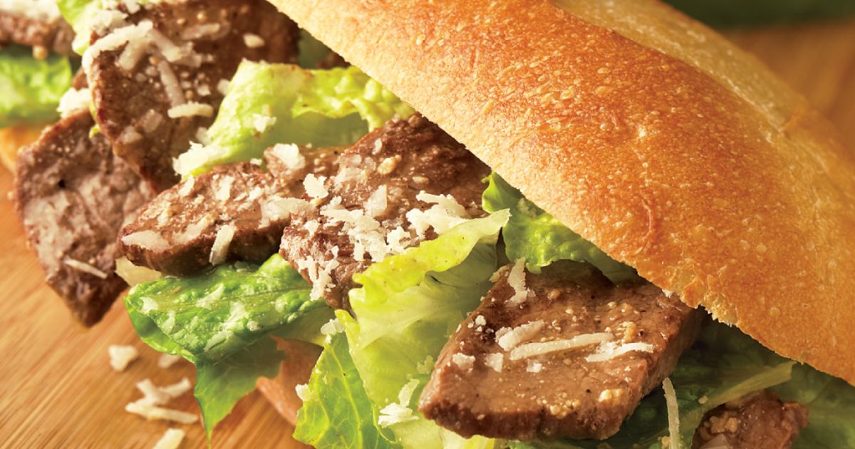 Caesar Steak Sandwiches | Beef Loving Texans | Beef Loving Texans is your one-stop information cente