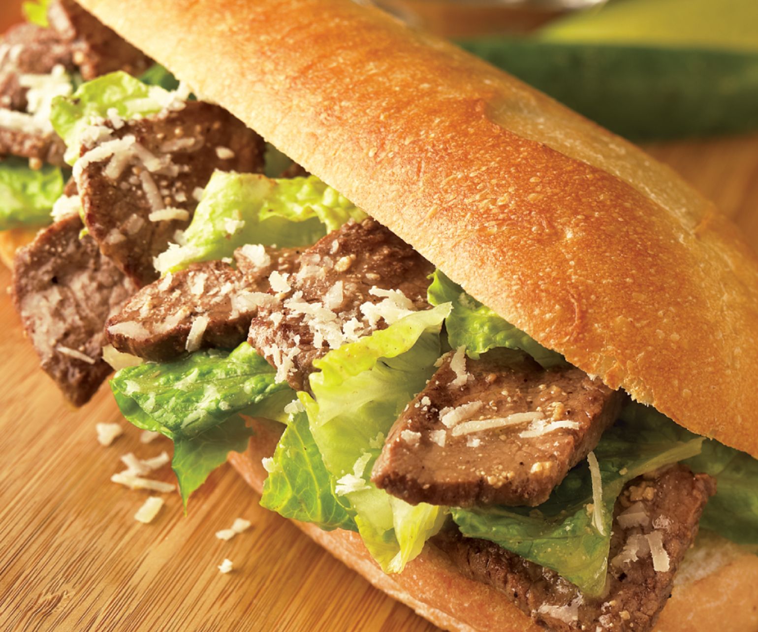 Caesar Steak Sandwiches