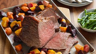 One Pan Beef Roast with Root Vegetables