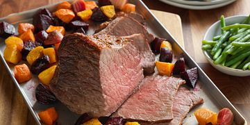 One Pan Beef Roast with Root Vegetables