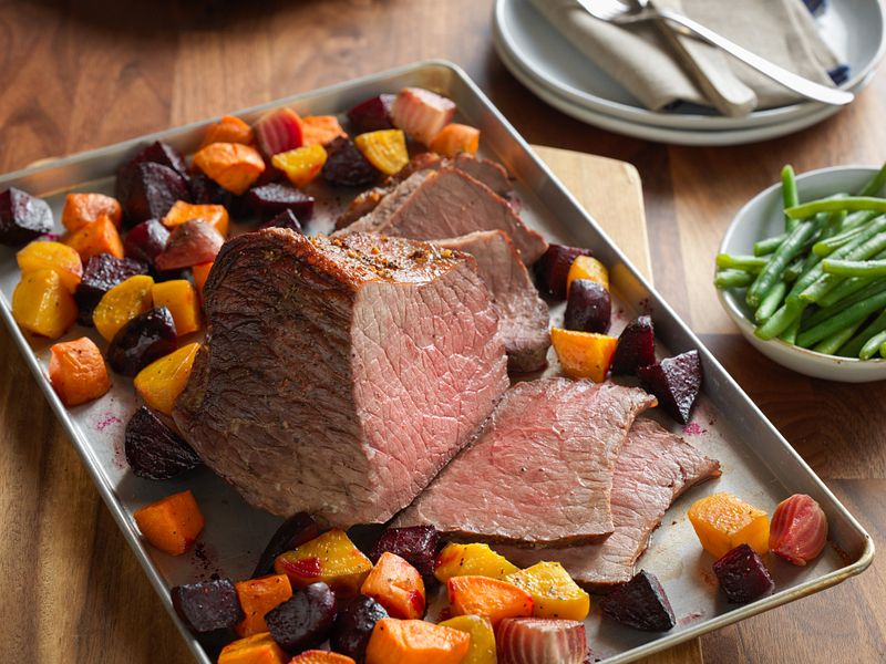 One Pan Beef Roast with Root Vegetables