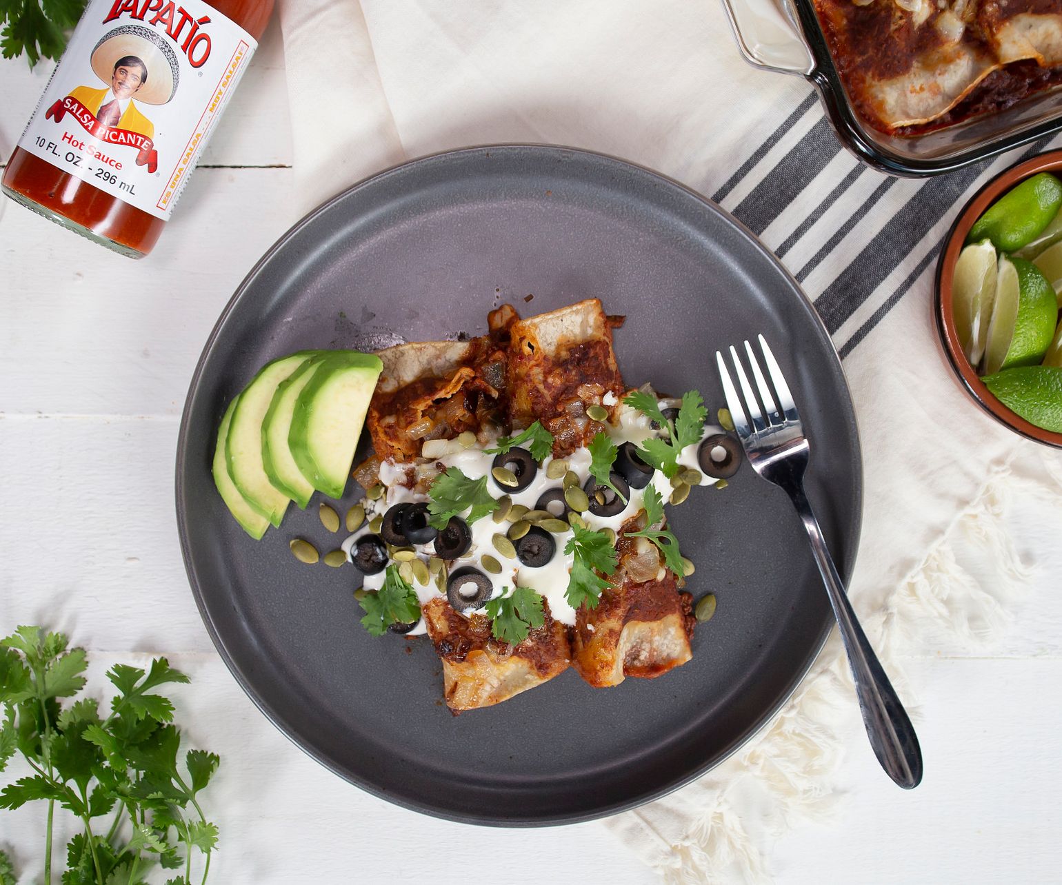 Tapatio Hot Sauce™ Beef Enchiladas