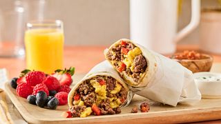 Beef Breakfast Burritos