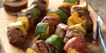 Beef Steak & Potato Kabobs