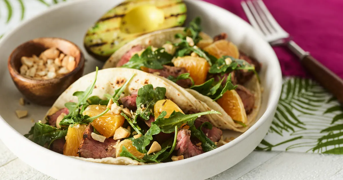 Cali-Caribbean Steak Street Tacos | Beef Loving Texans | Beef Loving Texans is your one-stop informa