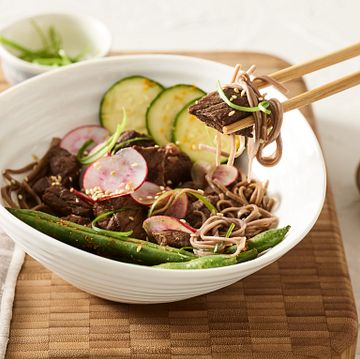 Sous Vide Teriyaki Beef Noodle Bowl