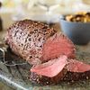 Three-Pepper Tenderloin Roast with Mushroom & Leek Barley