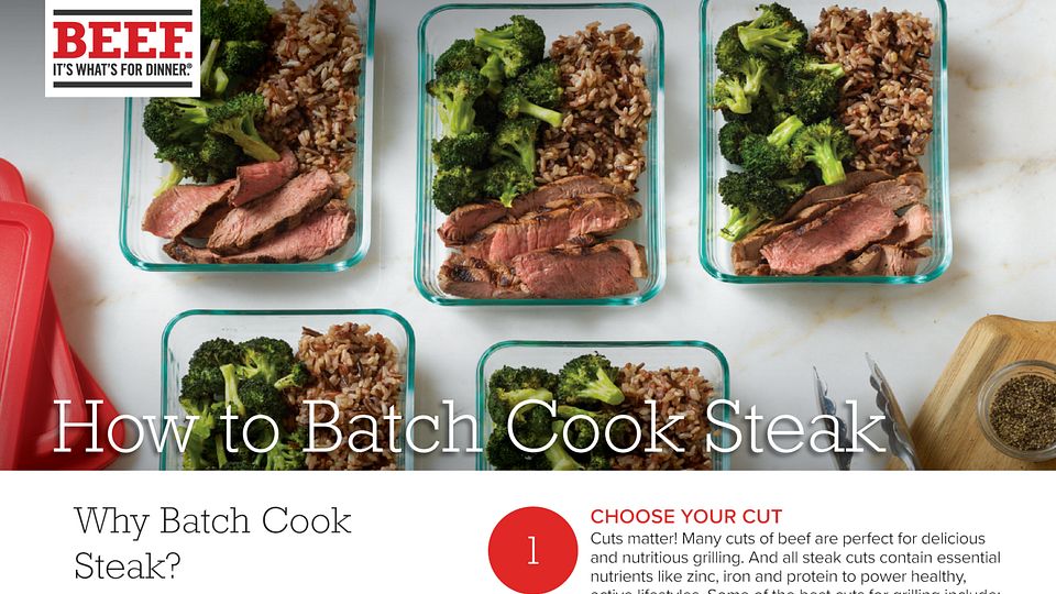 How to Batch Cook Steak