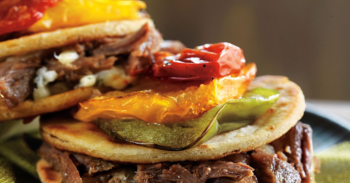 Shredded Beef and Blue Cheese Quesadillas | Beef Loving Texans | Beef Loving Texans is your one-stop
