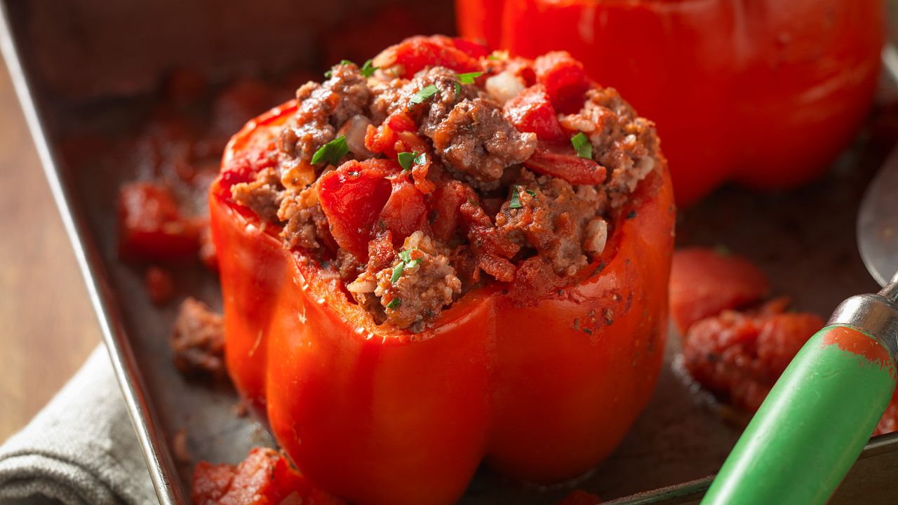 Classic Beef Stuffed Peppers