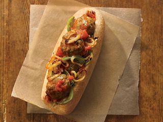 Baked Mighty Mini Meatballs Meatball Sandwiches