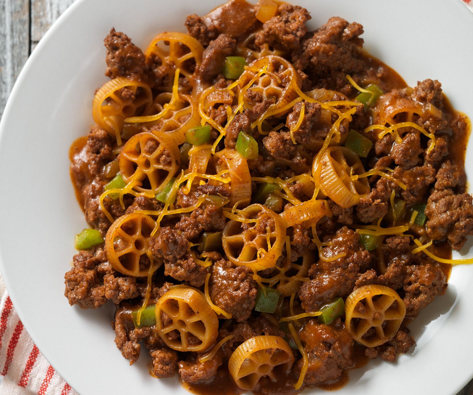 Chuckwagon Beef & Pasta Skillet