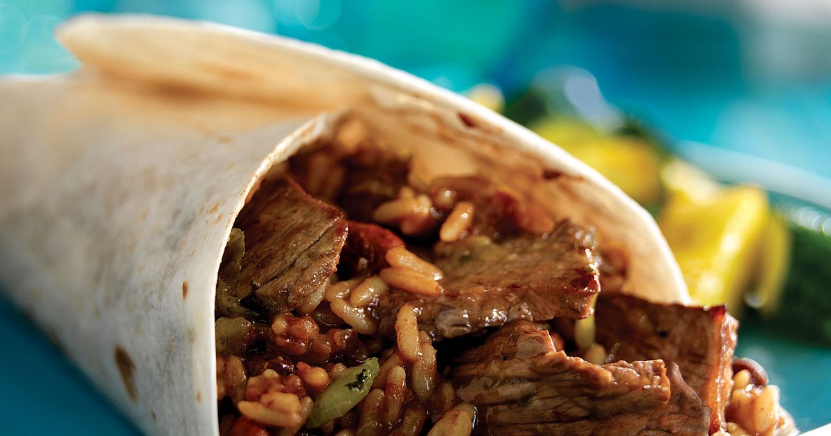Cajun Beef & Bean Burritos | Beef Loving Texans | Beef Loving Texans is your one-stop information ce