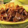 BBQ Beef Skillet with Cornbread