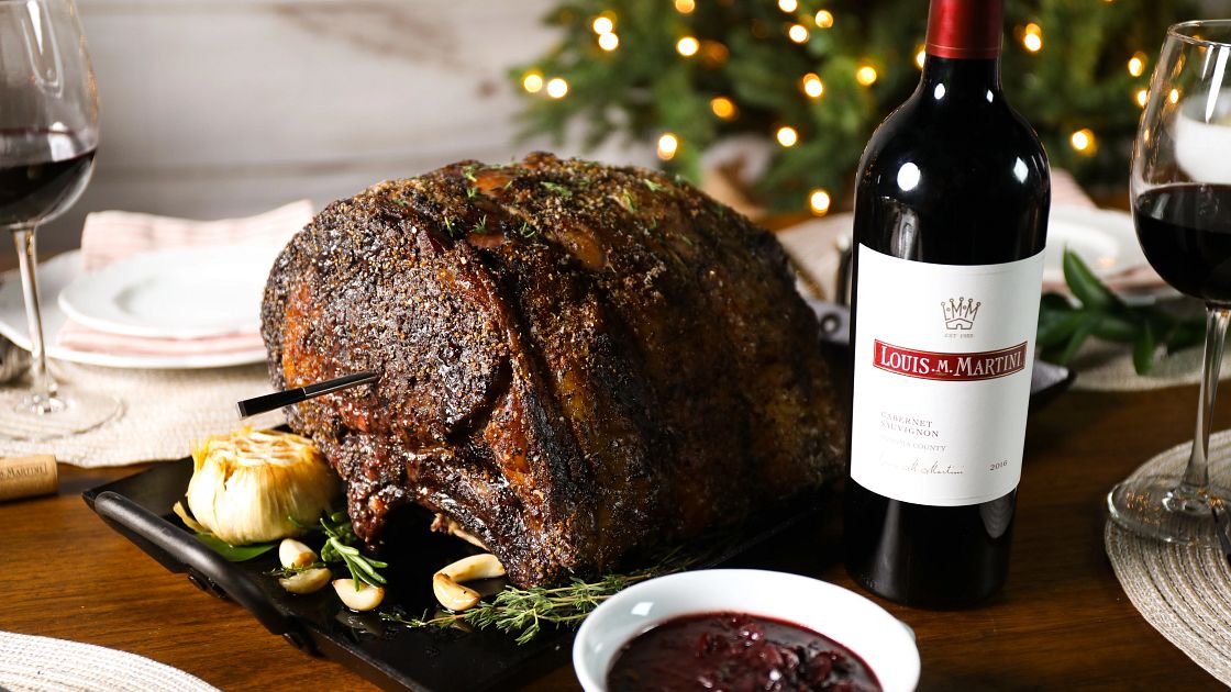 Smoked Prime Rib -- Recipe, Video Tutorial, and Wine Pairing