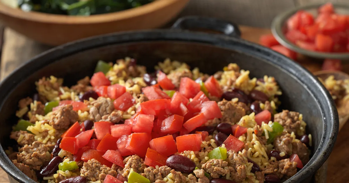 Beef with Red Beans and Rice | Beef Loving Texans | Beef Loving Texans is your one-stop information center for beef recipes, cooking techniques and real life stories. Lean more about beef today. Brought to you by the Texas Beef Council.