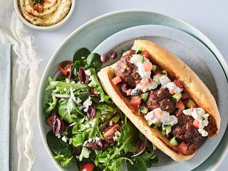 Greek Meatball Subs