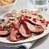 Beef Top Sirloin Steak with Asparagus & Tomato Orzo