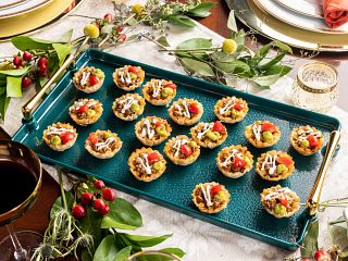 Holiday Recipe Photography, TINY TACO BEEF TARTS