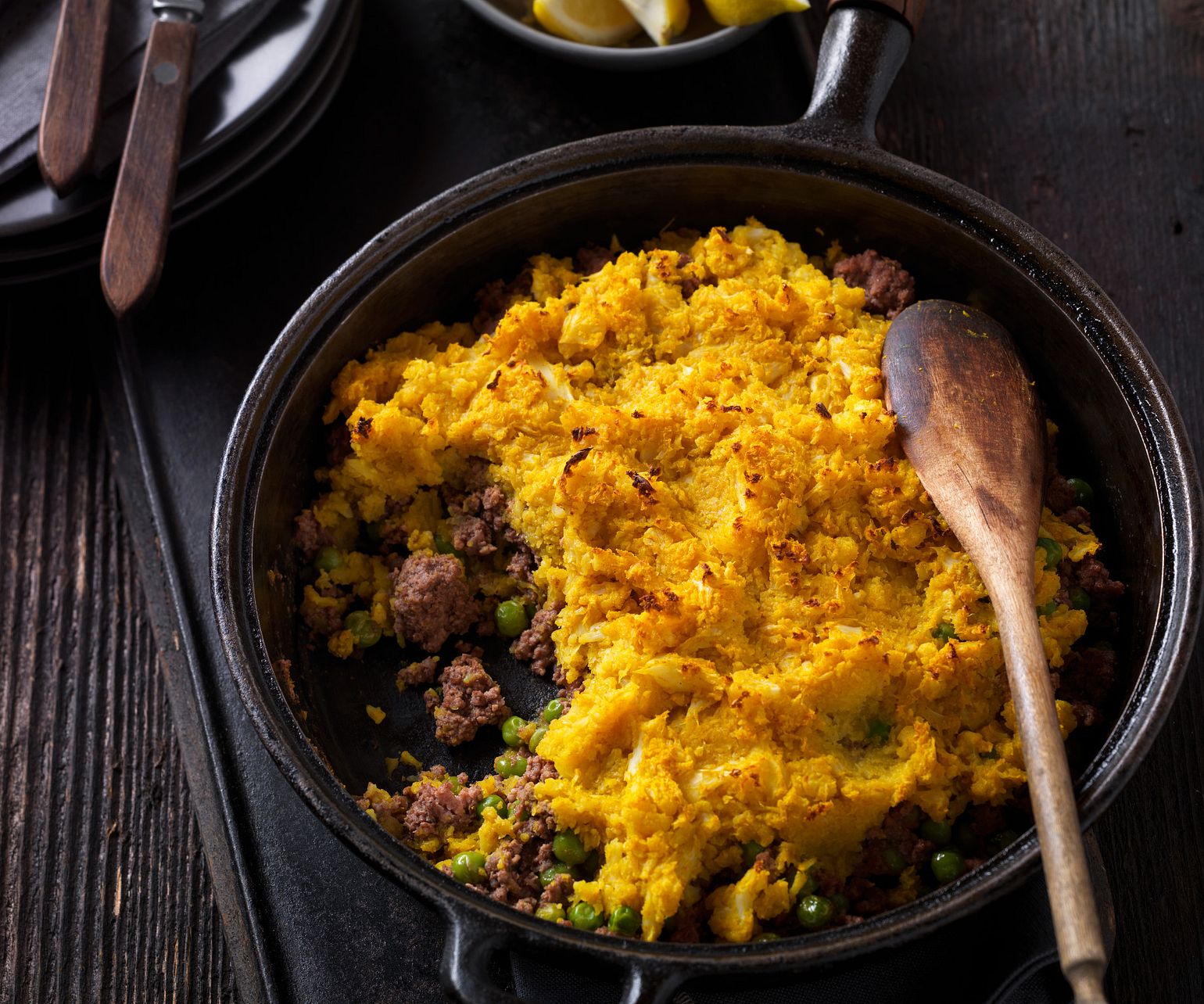 Indian Beef Shepherd’s Pie