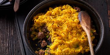Indian Beef Shepherd's Pie