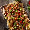 Mexican-Style Beef Sausage Nachos