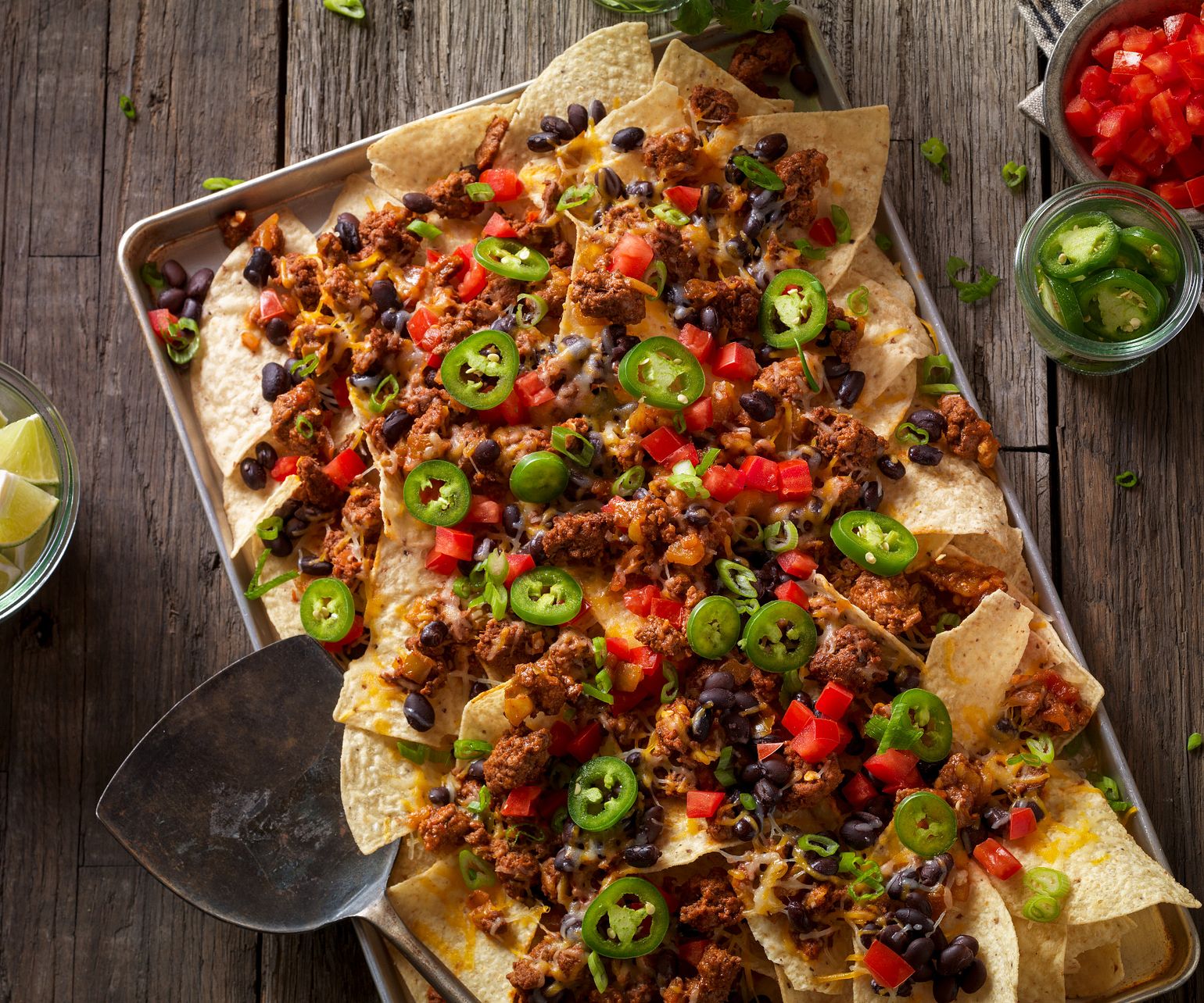 Mexican-Style Beef Sausage Nachos