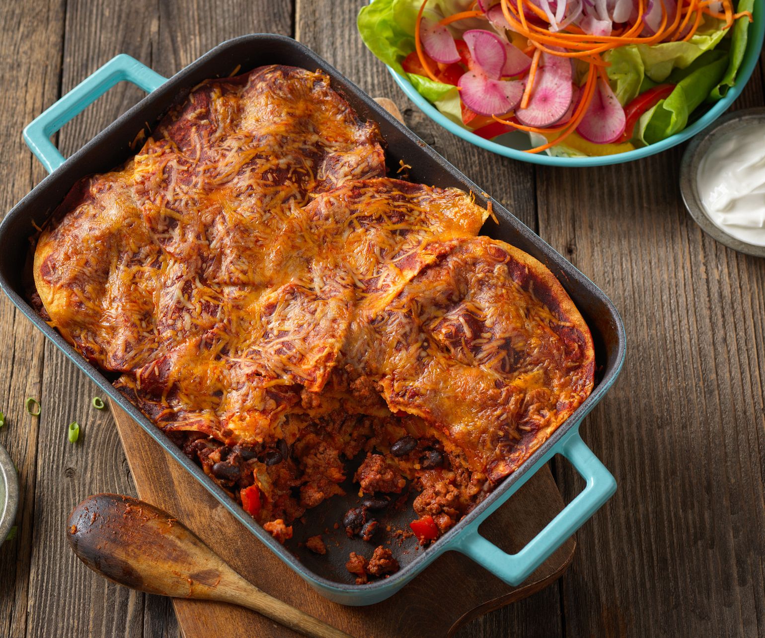 Spicy Mexican Beef Bake