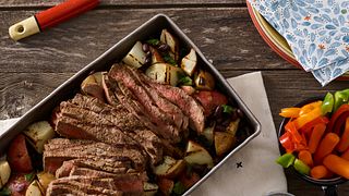 Cuban-Style Grilled Beef &amp; Potato Salad