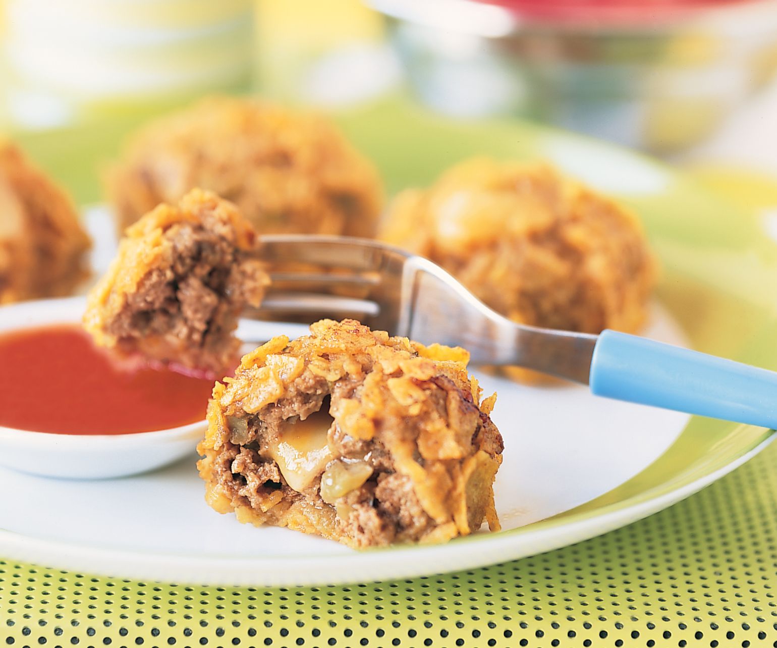 Taco Beef Nuggets with Tejano Dipping Sauce