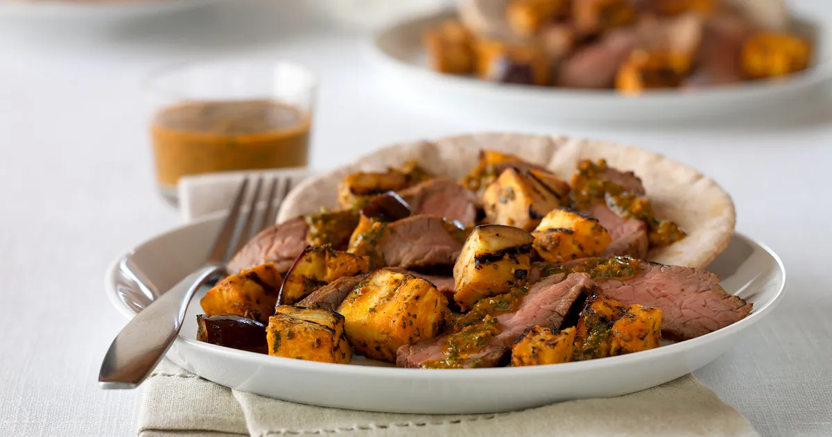 Zesty Moroccan Grilled Beef and Eggplant | Beef Loving Texans | Beef Loving Texans is your one-stop 