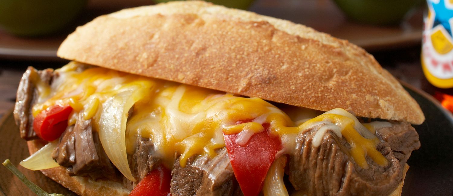 Sweet Onion & Pepper Beef Sandwiches with Au Jus Beef Loving Texans