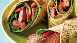 Chimichurri Steak Wraps