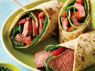 Beefy Argentinian Wraps