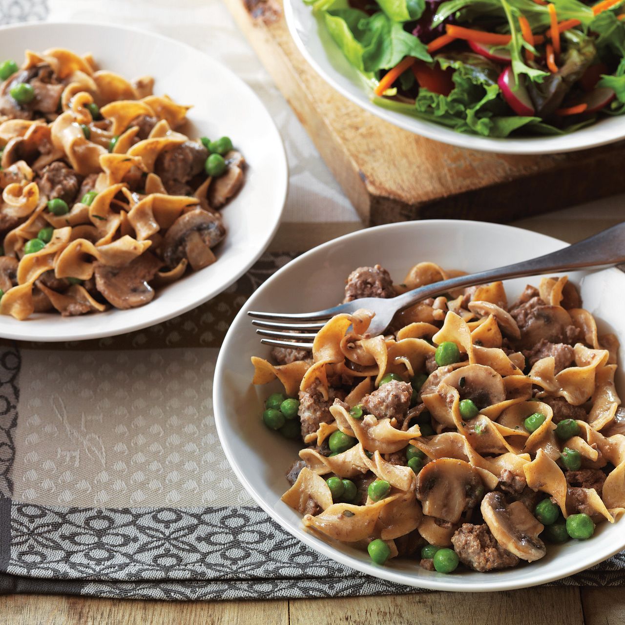 One-Dish Beef Stroganoff