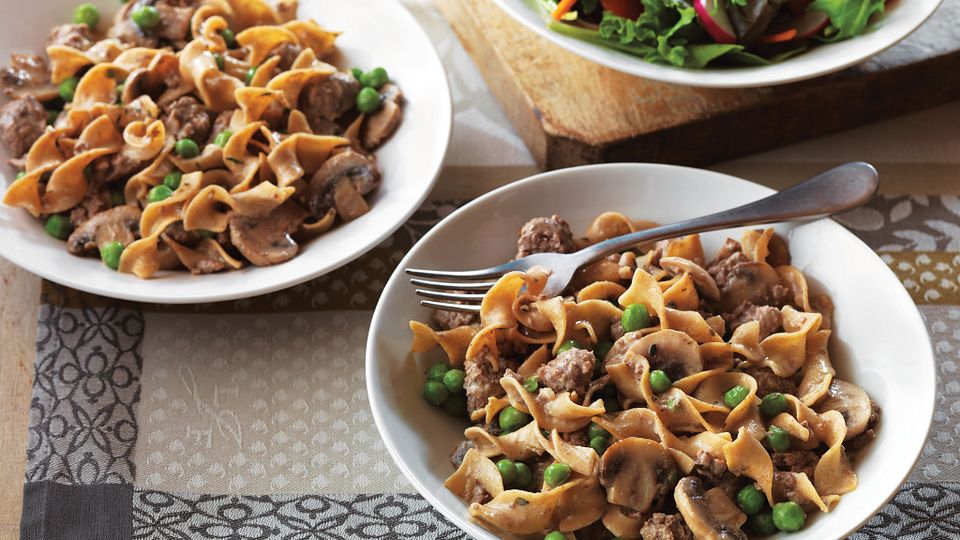 One-Dish Beef Stroganoff