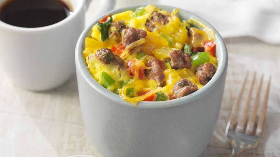 Beef and Egg Breakfast Mugs