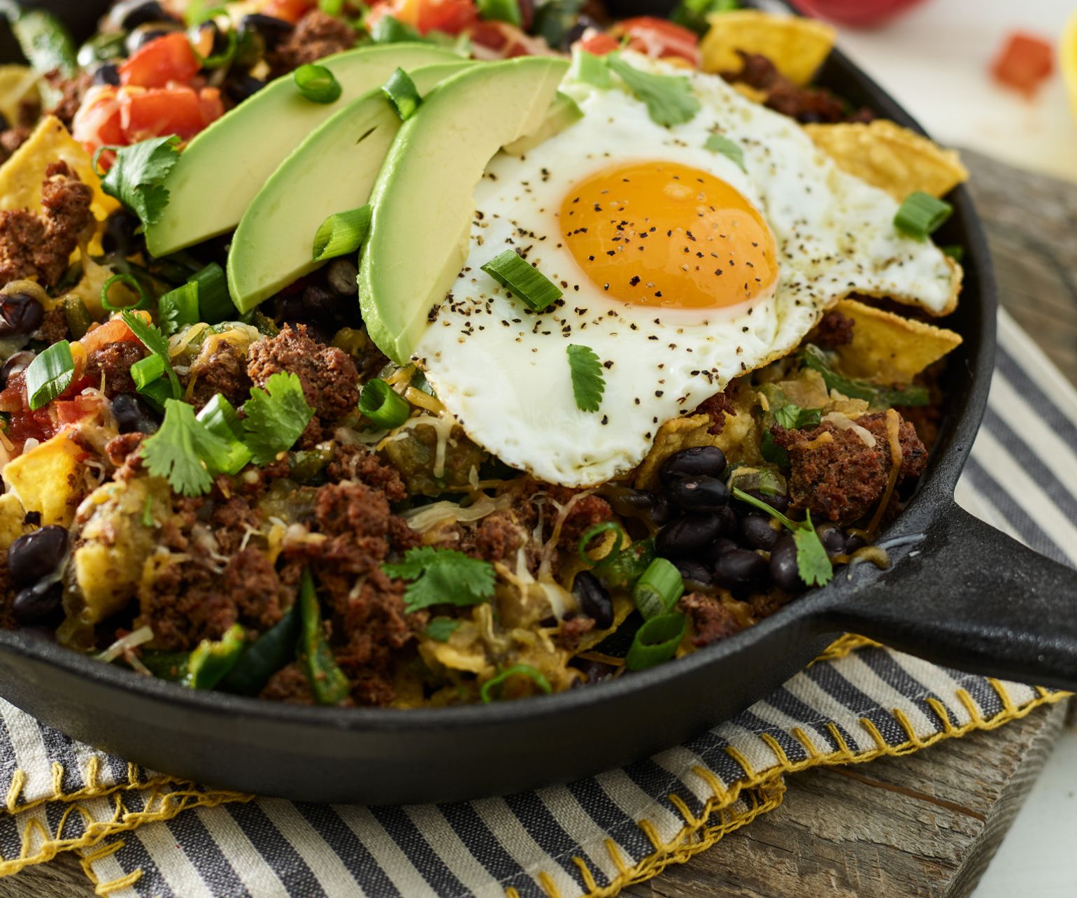 Mexican-Style Beef Sausage Chilaquiles