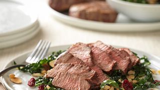 Beef Filets with Ancient Grain & Kale Salad