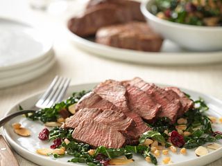 Beef Filets with Ancient Grain & Kale Salad