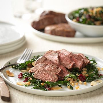 Beef Filets with Ancient Grain & Kale Salad