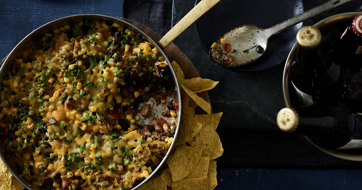 One Skillet Beefy 7-Layer Dip | Beef Loving Texans | Beef Loving Texans is your one-stop information