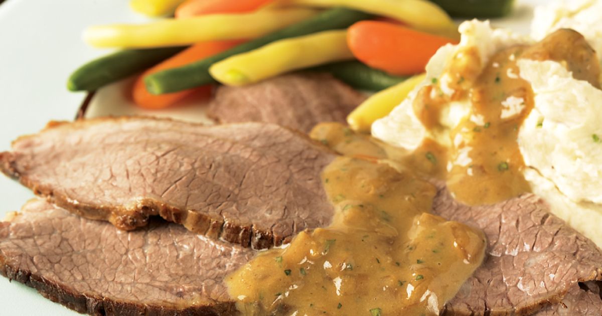 Beer-Braised Brisket with Mustard Sauce | Beef Loving Texans | Beef Loving Texans is your one-stop i